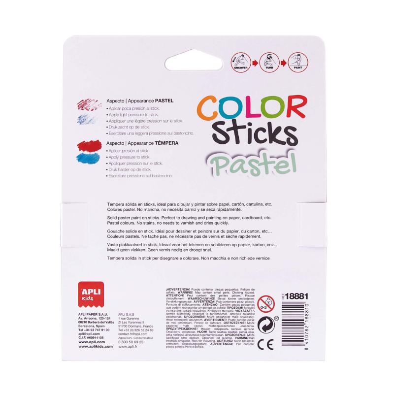 Tempera Sólida x6 Colores Metálicos Sifap (319317) – Improstock